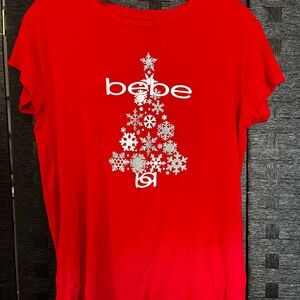 Bebe Vibrant Red Tee